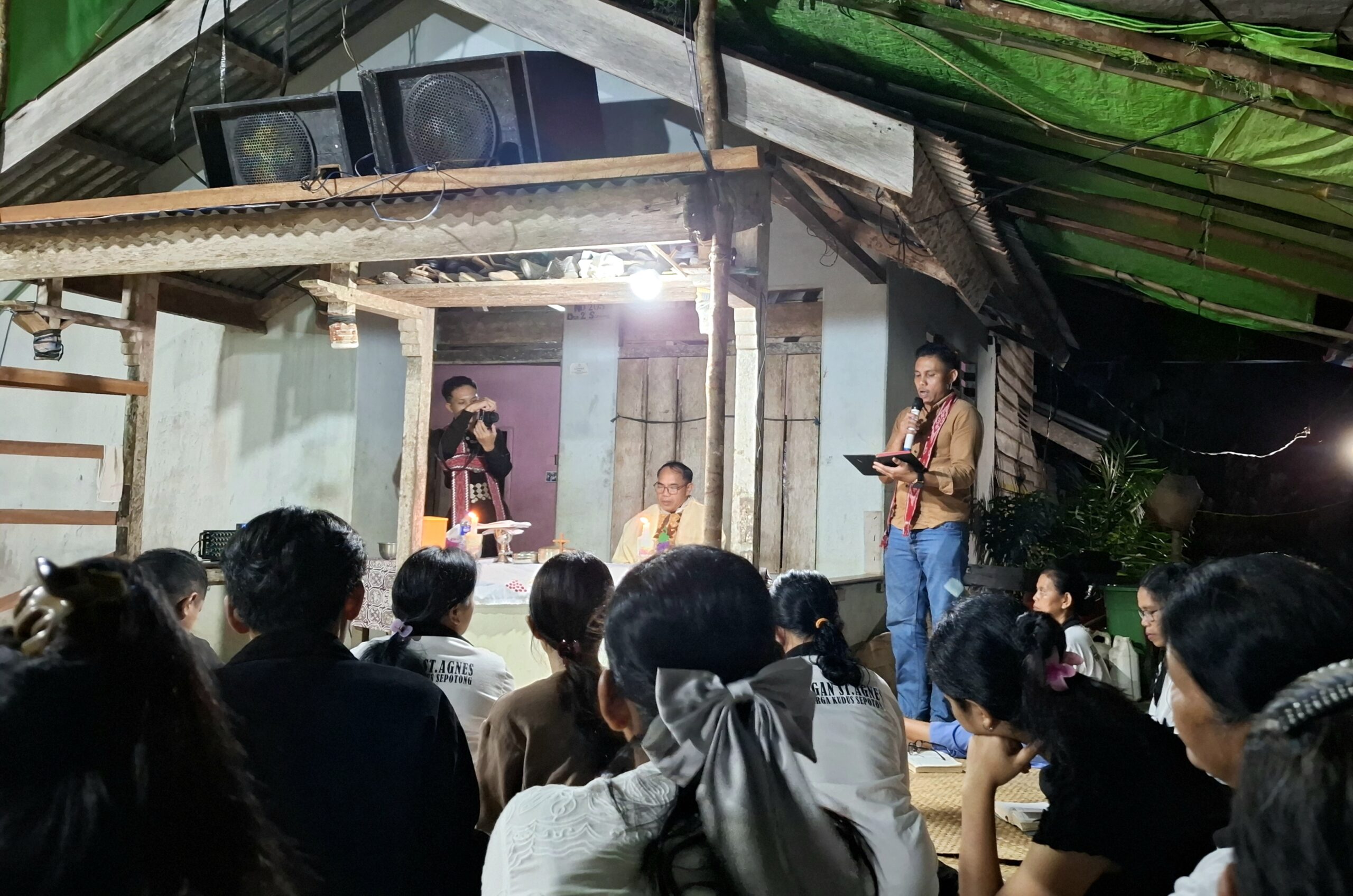 Babantant Kamponk Desa Sepotong Resmi Dimulai, Diawali Misa Syukur dan Dudok Gawai